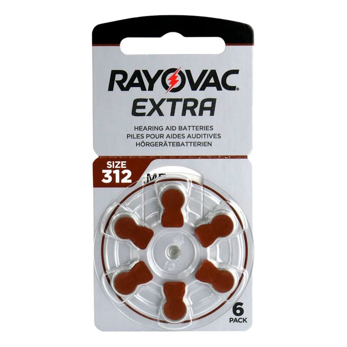RAYOVAC EXTRA 312X6