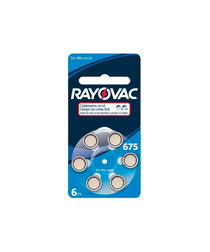 RAYOVAC 675 X6U