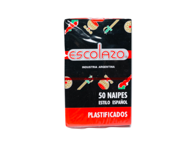 NAIPES ESCOLAZO x50 C.PLAST (144)