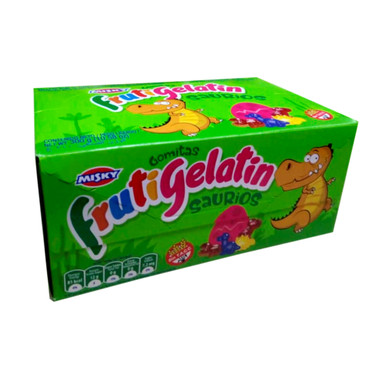 MISKY FRUTIGELATIN SAURIOS 25G x12.