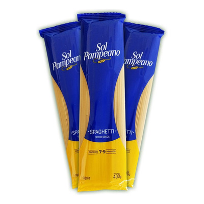FIDEO SOL PAMPEANO SPGUETTI  x500g(20).